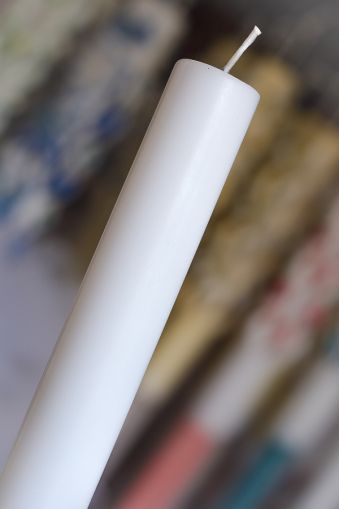 Lumanare cilindru diametru 3.6 cm, inaltime 40cm -alb