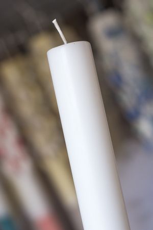 Lumanare cilindru diametru 4.6 cm, inaltime 100cm -alb
