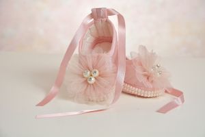 Botosei pentru botez fetite  - roz